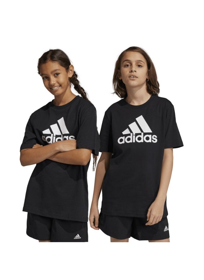 adidas U Bl Tee Black Training T-Shirts 7-8Y