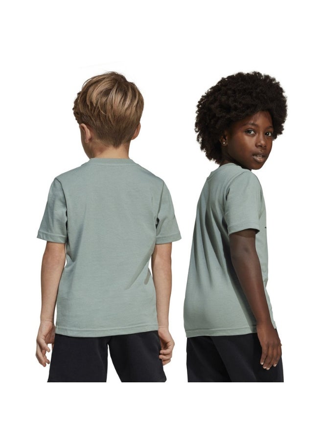 adidas LK ADRPT TEE Green Training T-SHIRTS for Unisex Kids - 3-4Y