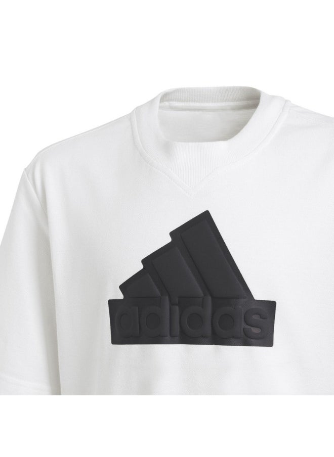 U Fi Logo T White Training T-Shirts 7-8Y