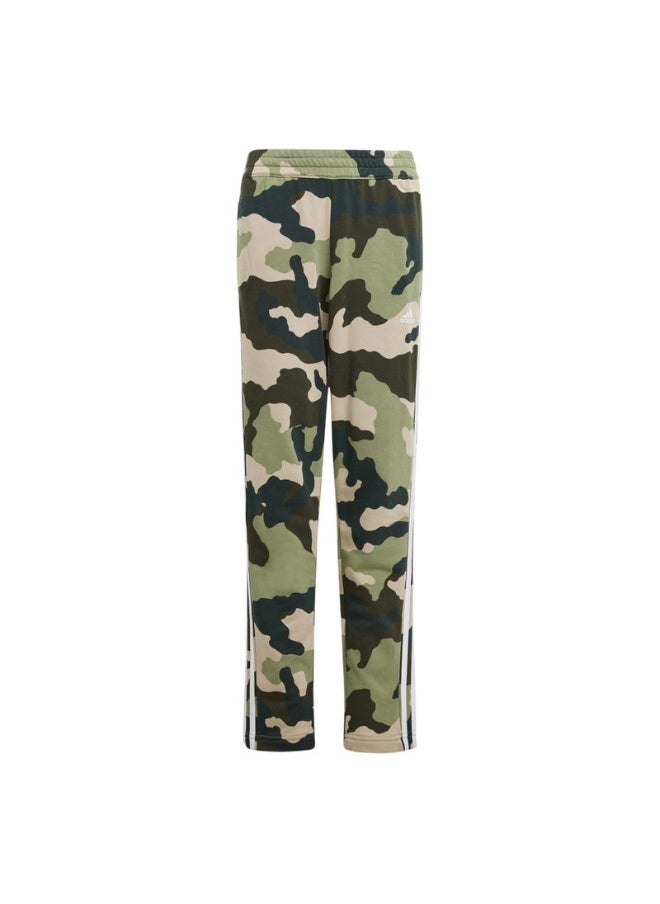 adidas J Bl Camo Ft Pt Green Training Pants 7-8Y