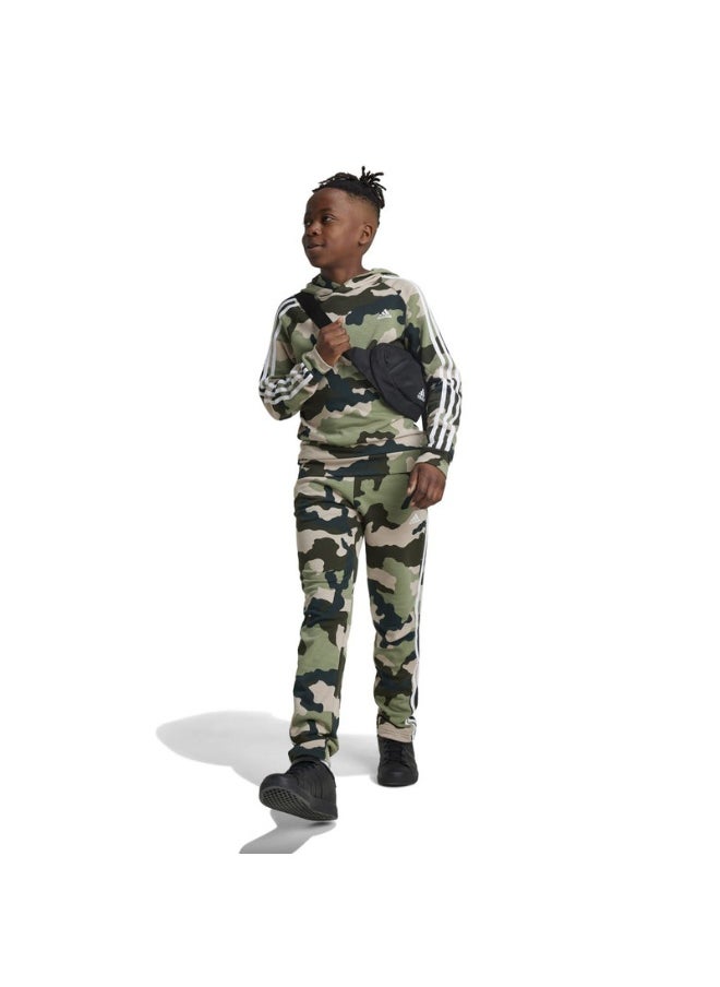 adidas J Bl Camo Ft Pt Green Training Pants 7-8Y