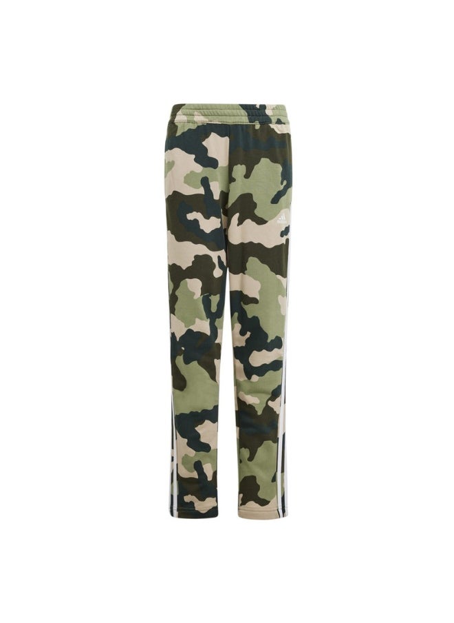 adidas J Bl Camo Ft Pt Green Training Pants 7-8Y