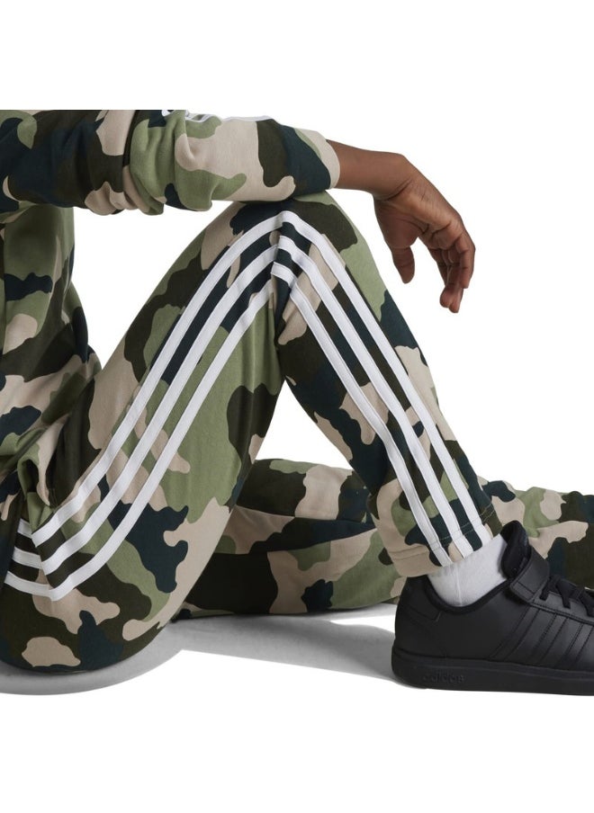 adidas J Bl Camo Ft Pt Green Training Pants 7-8Y