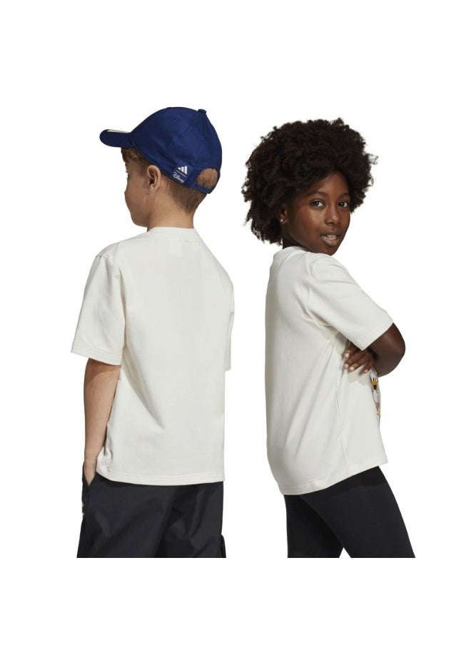 adidas LK DY MM T White Training T-SHIRTS for Unisex Kids - 1824