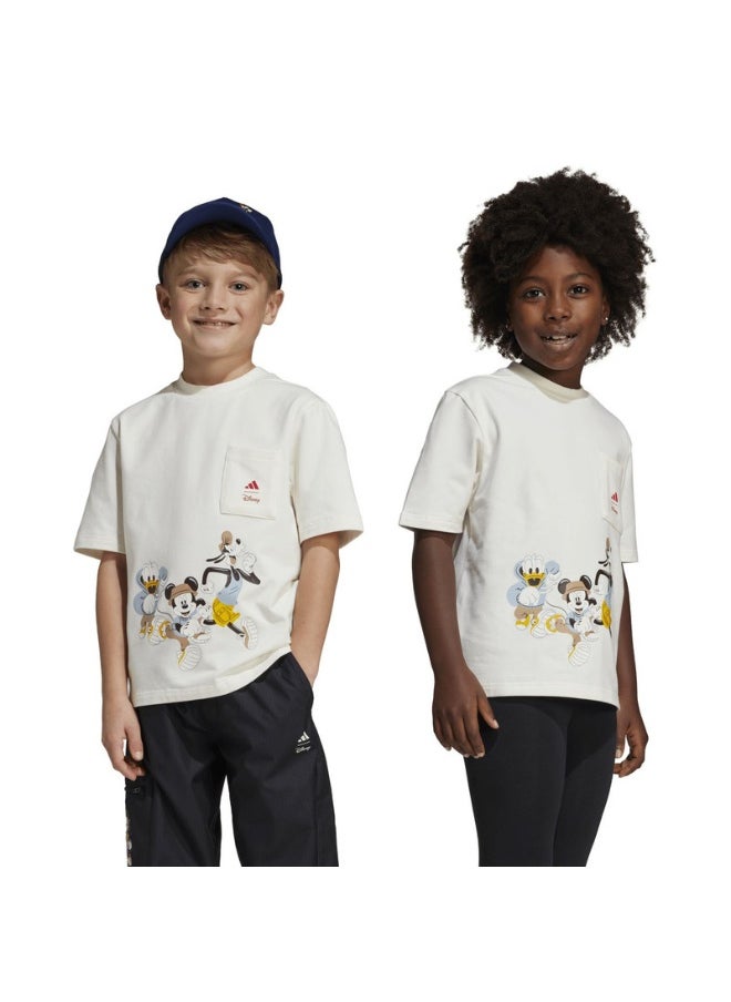 adidas LK DY MM T White Training T-SHIRTS for Unisex Kids - 1824