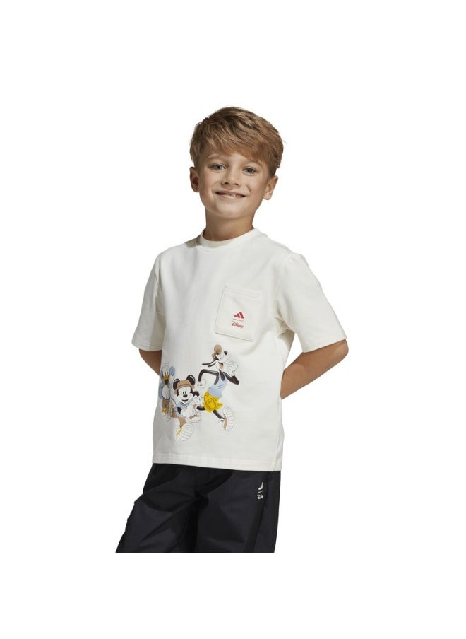 adidas LK DY MM T White Training T-SHIRTS for Unisex Kids - 1824