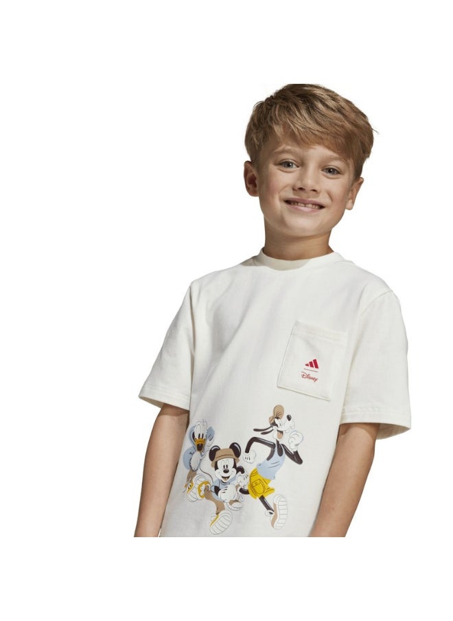 adidas LK DY MM T White Training T-SHIRTS for Unisex Kids - 1824