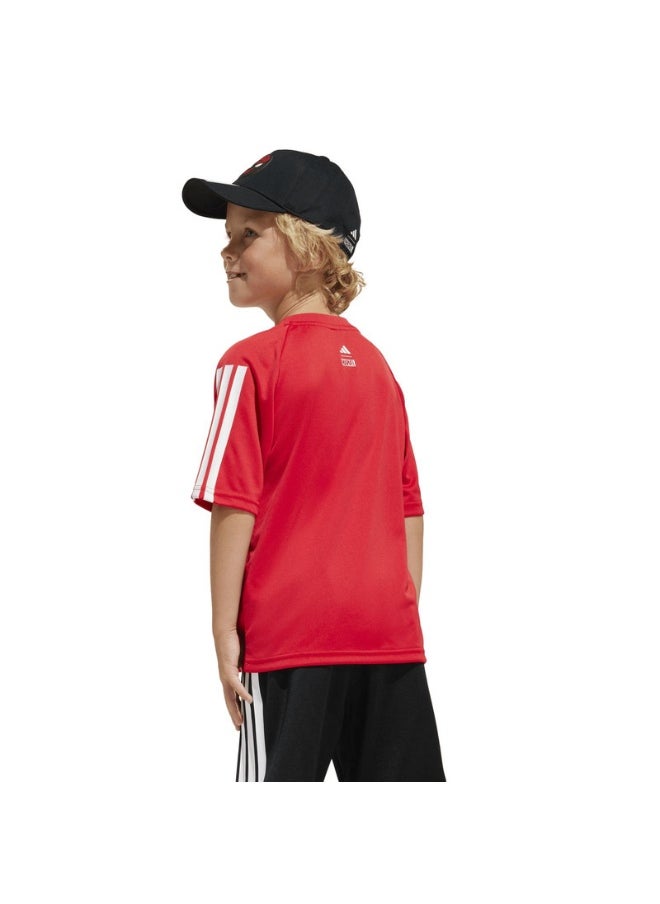 adidas LK MRVL SM T Red Training T-SHIRTS for Unisex Kids - 1824