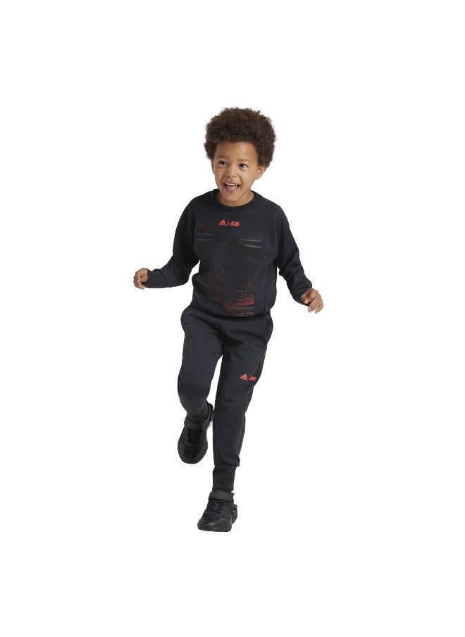 adidas Lk Sw Zne Jog Black Training Suits 1824