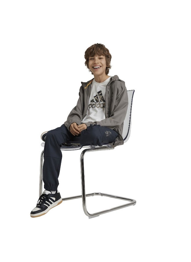 adidas J Dy Lk T Beige Training T-Shirts 7-8Y