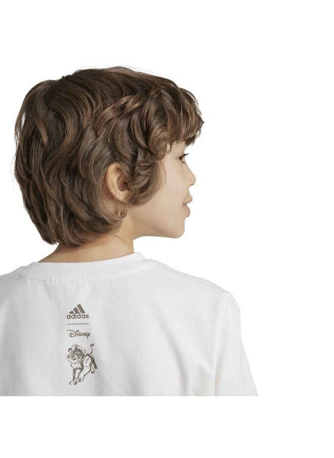 adidas J Dy Lk T Beige Training T-Shirts 7-8Y