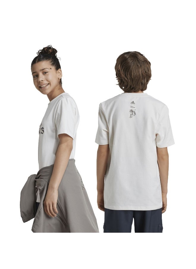 adidas J Dy Lk T Beige Training T-Shirts 7-8Y