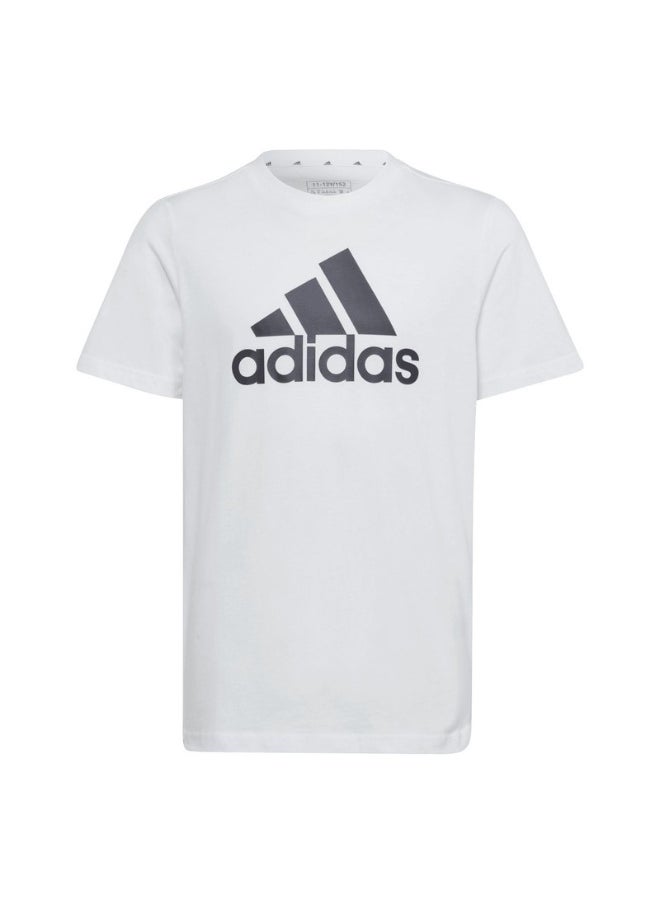 adidas U Bl Tee White Training T-Shirts 7-8Y