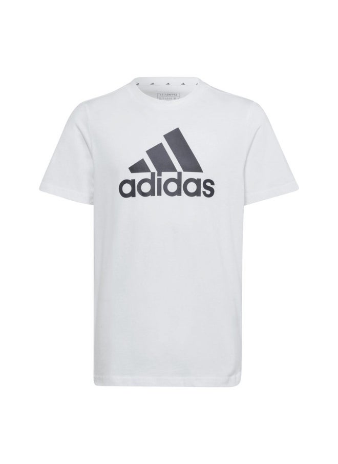 adidas U Bl Tee White Training T-Shirts 7-8Y