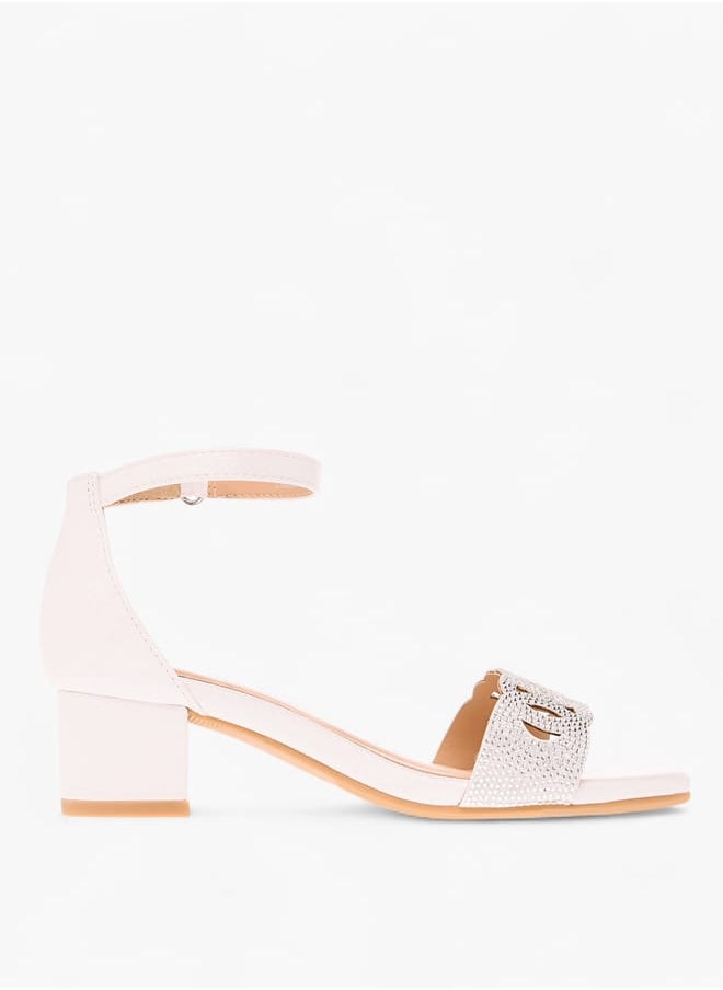 Girls Embellished Sandals With Hook And Loop Closure Ramadan Collection