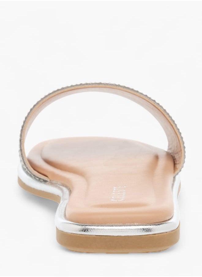Girls Embellished Slip-On Sandals Ramadan Collection