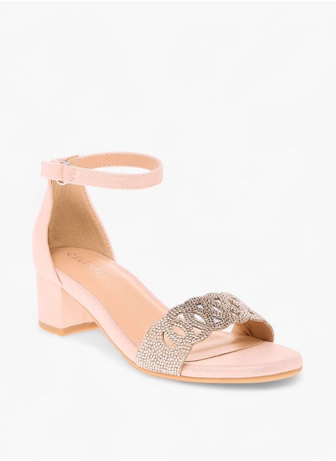 Girls Embellished Sandals With Hook And Loop Closure Ramadan Collection