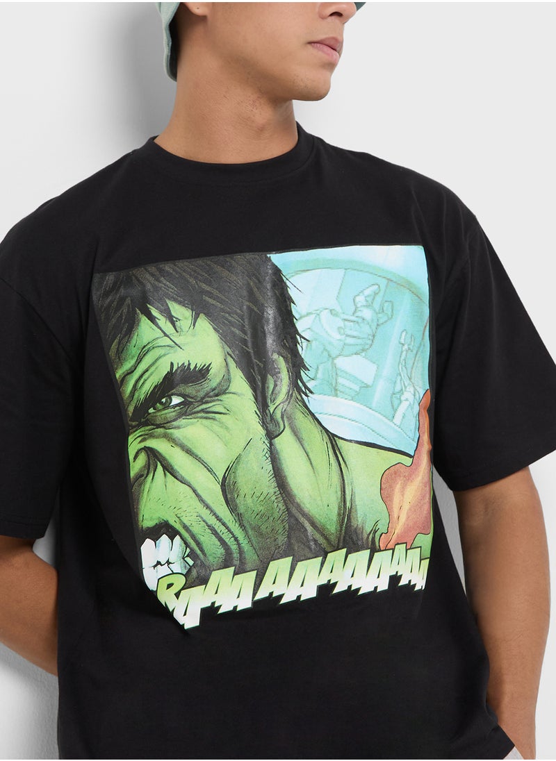 Mens Over Size Crew Neck