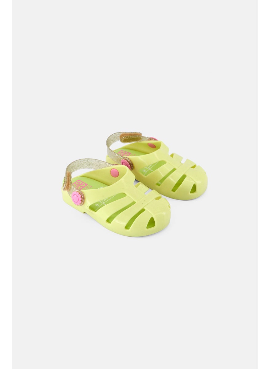 Toddlers Girl Docura Babuch Sling Back Sandals, Lime