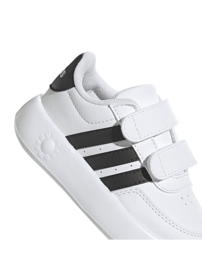 adidas BREAKNET 2.0 CF I White Tennis SHOES for Unisex Kids - 3K