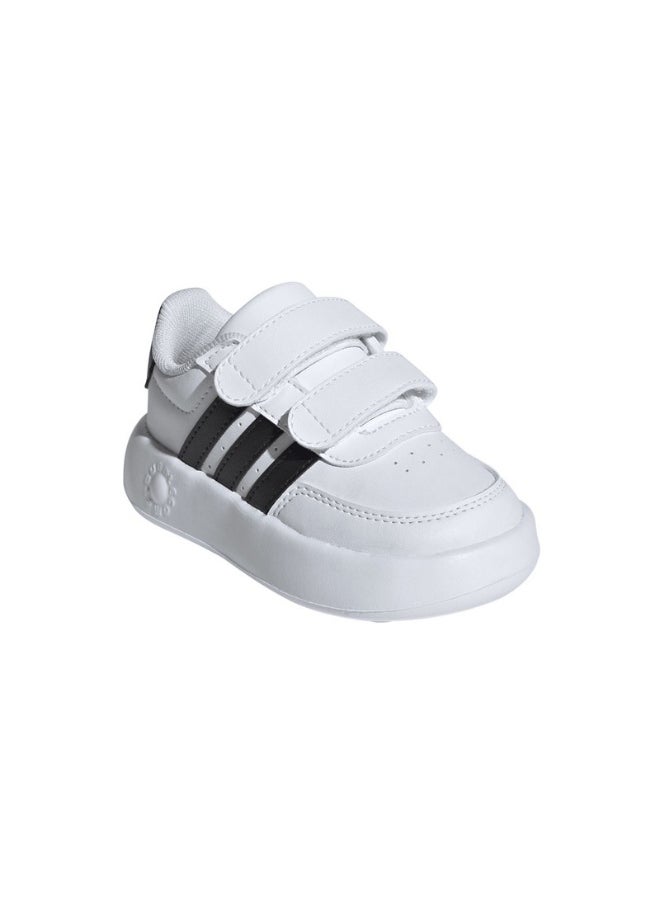 adidas BREAKNET 2.0 CF I White Tennis SHOES for Unisex Kids - 3K