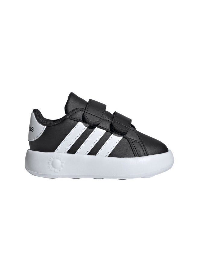 adidas GRAND COURT 2.0 CF I Black Tennis SHOES for Unisex Kids - 6K