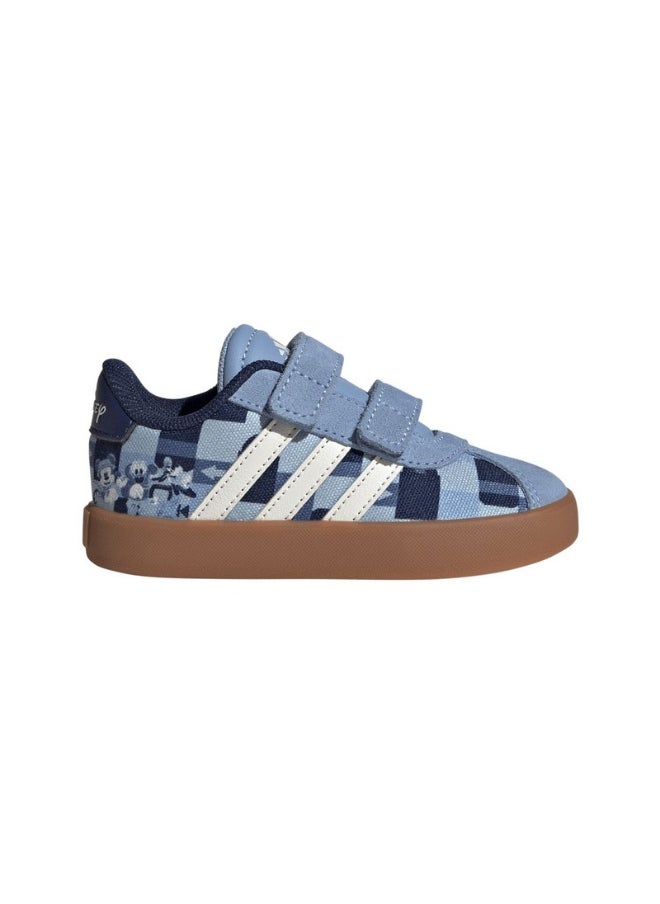 adidas VL COURT MICKEY CF I Blue Skateboarding SHOES for Unisex Kids - 3K