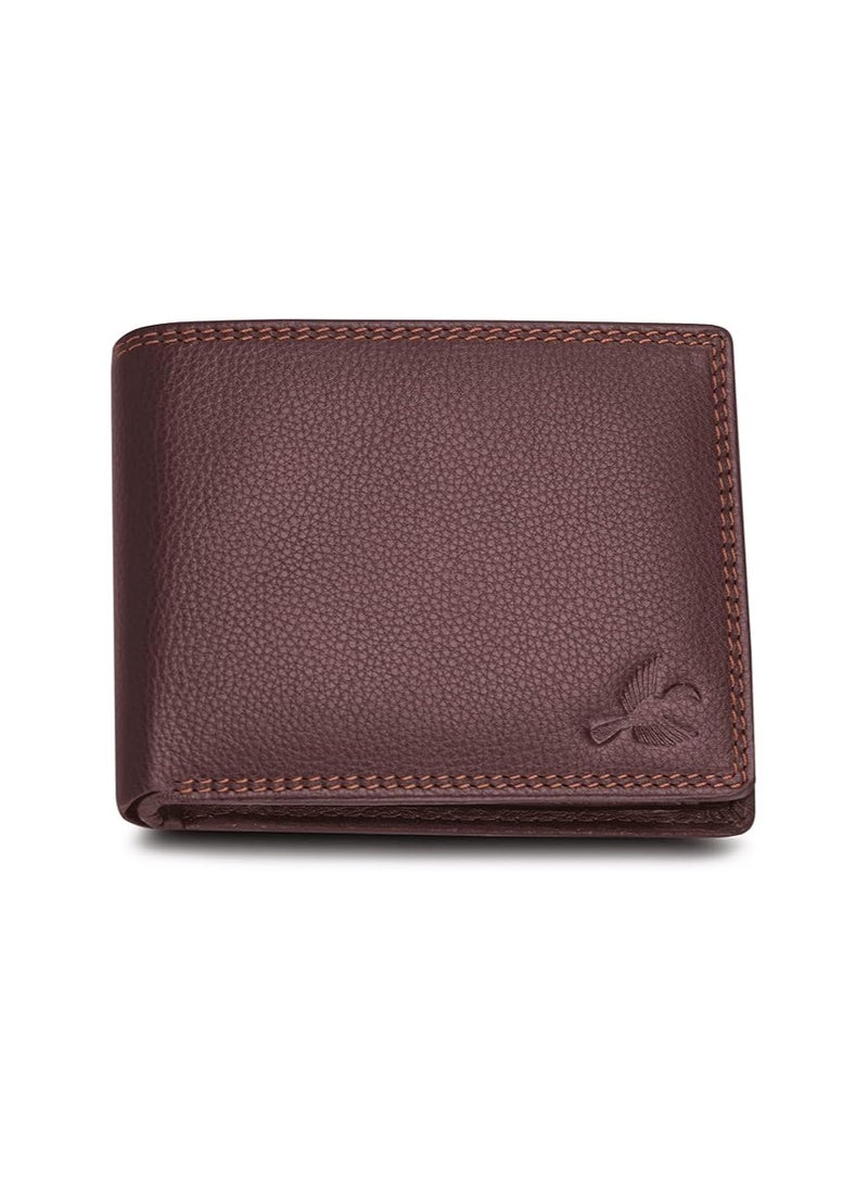 HORNBULL Stella Wallet for Men | Stylist Mens Wallet with RFID Blocking | Wallet Men Brown Genuine Leather | Wallets Men Leather | Gift for Men