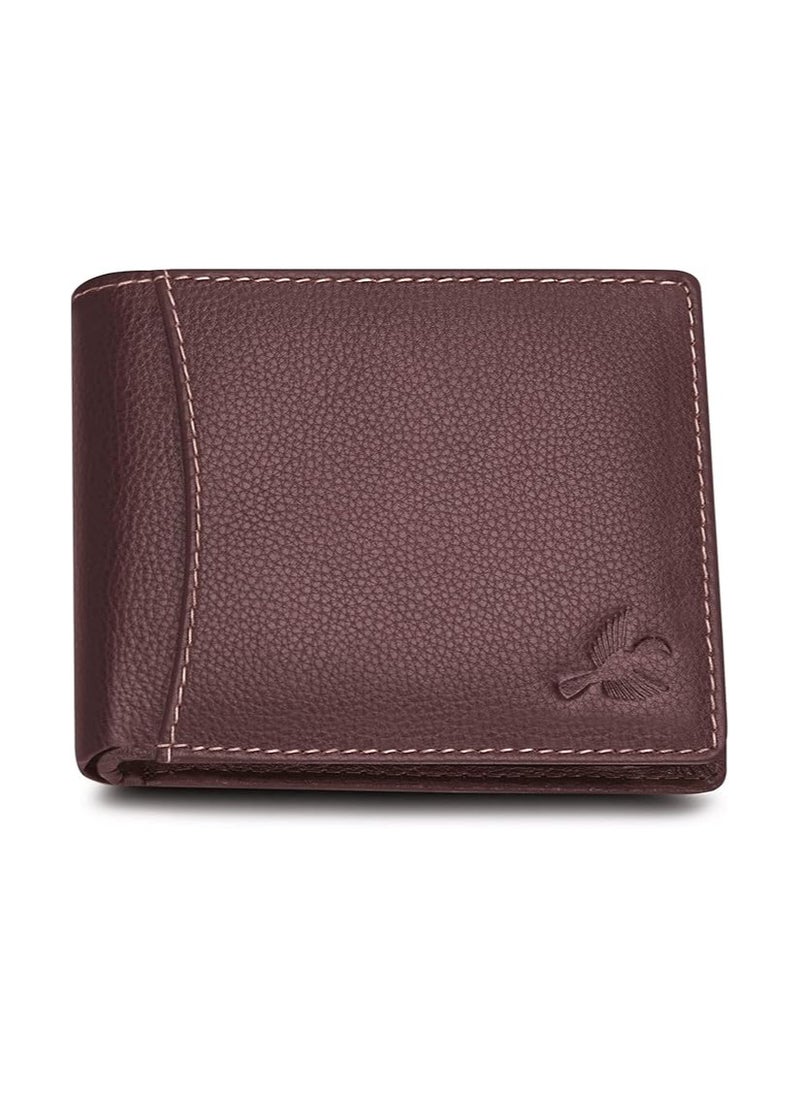 HORNBULL Themes Brown RFID Blocking Leather Wallet for Men | Wallets Men Leather