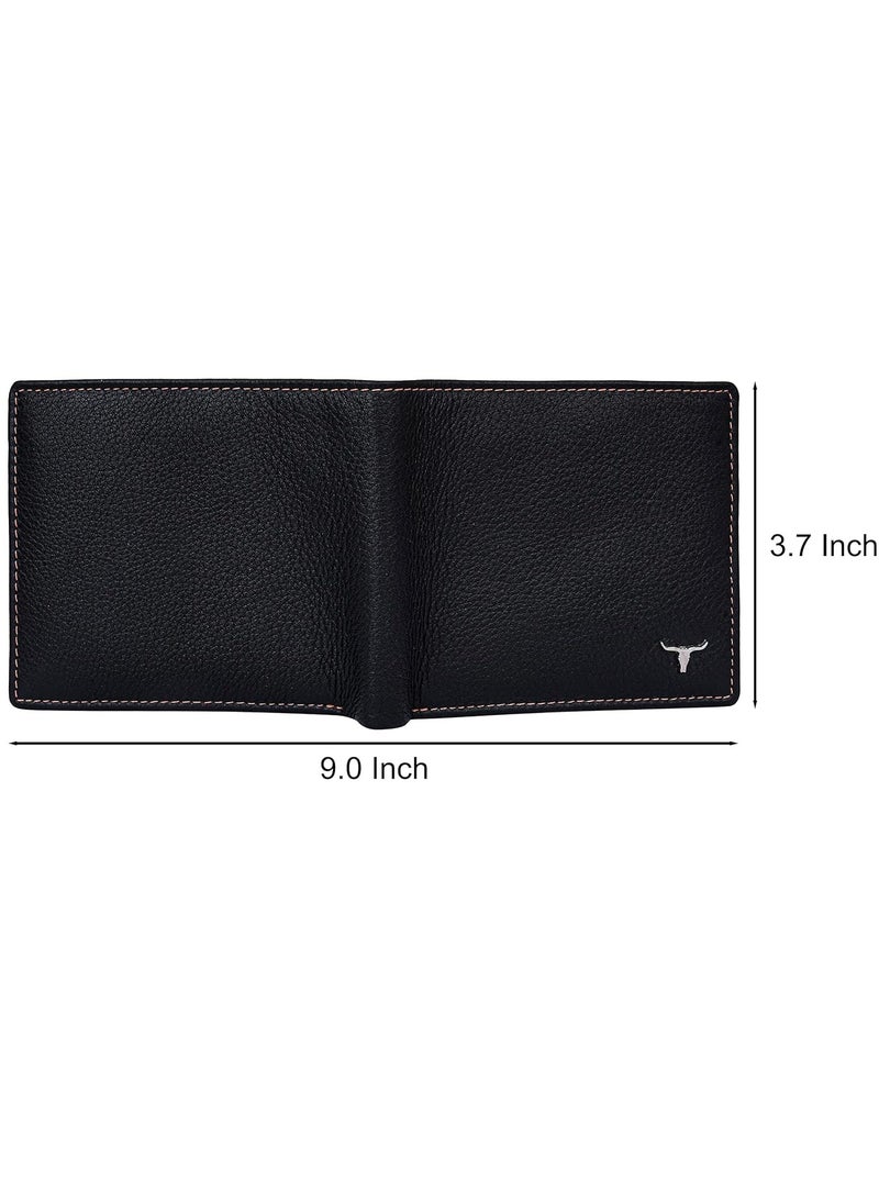 URBAN FOREST Charlie Black Leather Wallet for Men