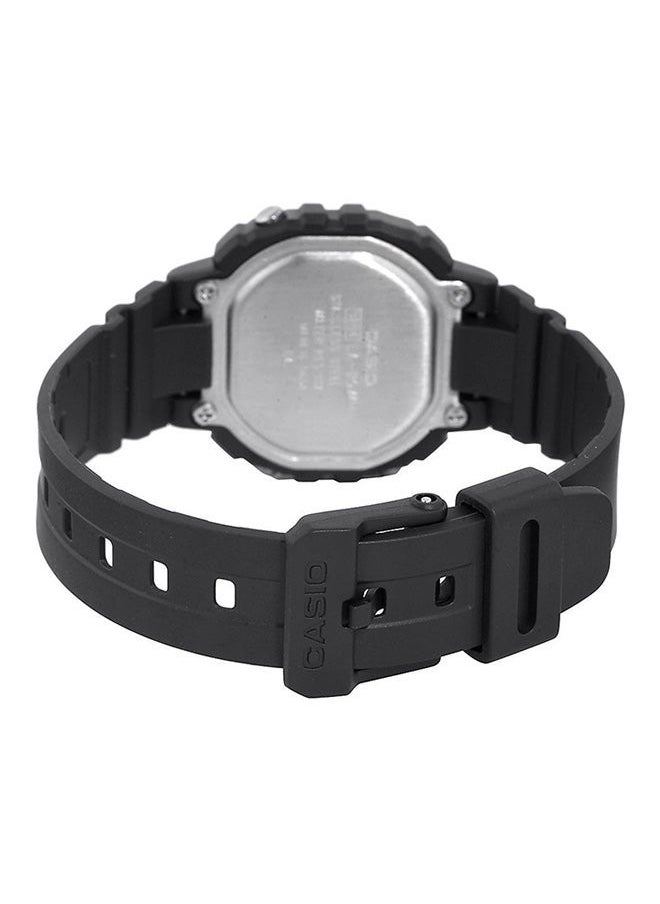 CASIO LA-20WH-4ADF Girls' Resin Digital Quartz Watch, 30mm, Black