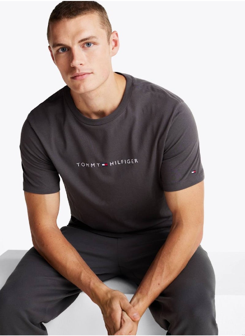 Men's TH Original Logo Lounge T-Shirt - Cotton, Black