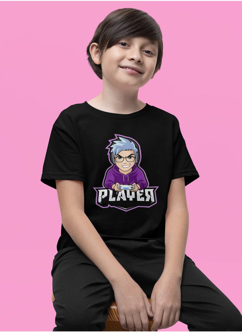 Gamer Graphic T-Shirt for Kids Casual Top