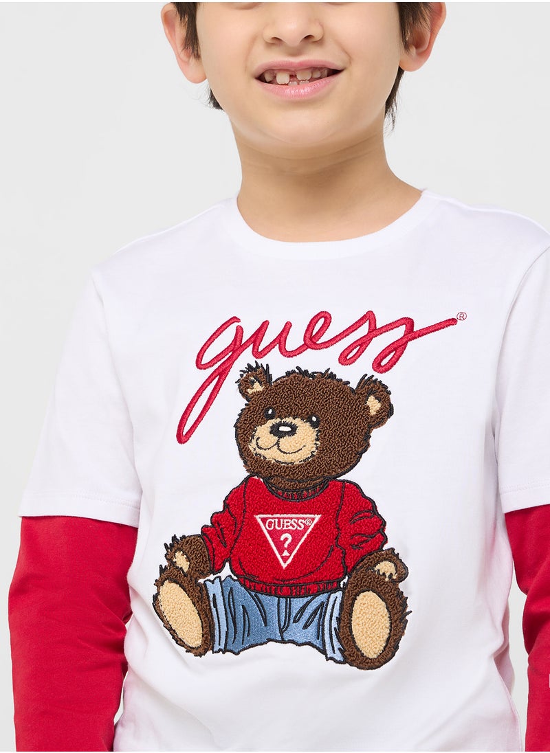 Kids  Graphic Print T-Shirt