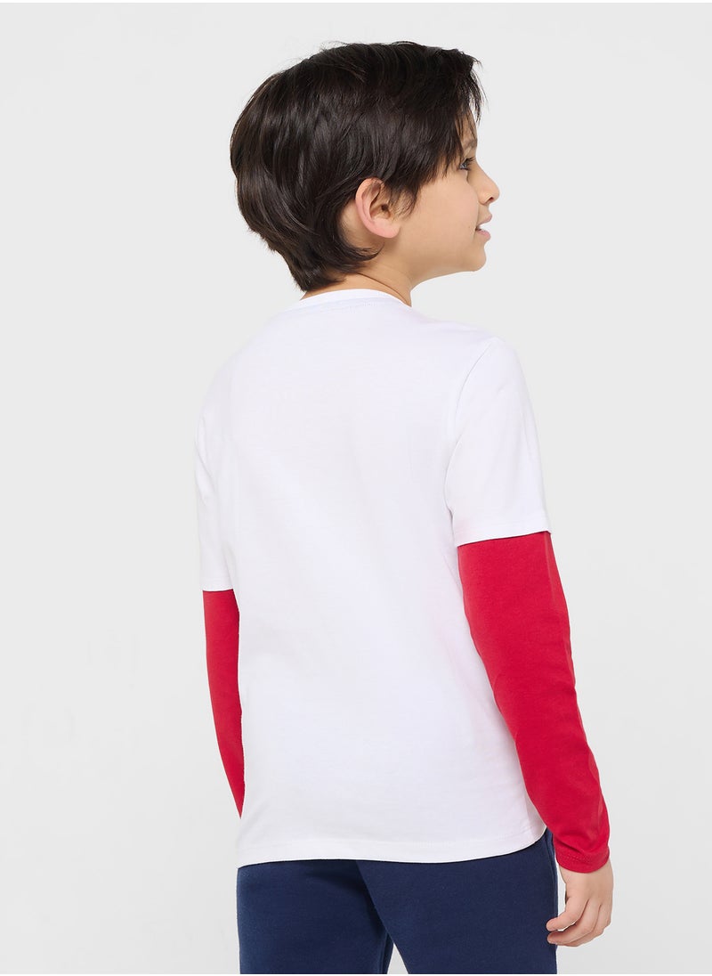Kids  Graphic Print T-Shirt