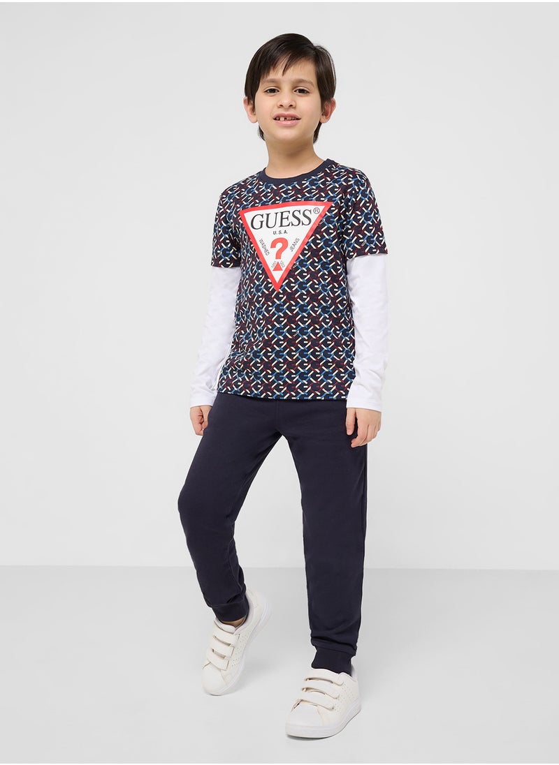 Kids Logo Detail T-Shirt