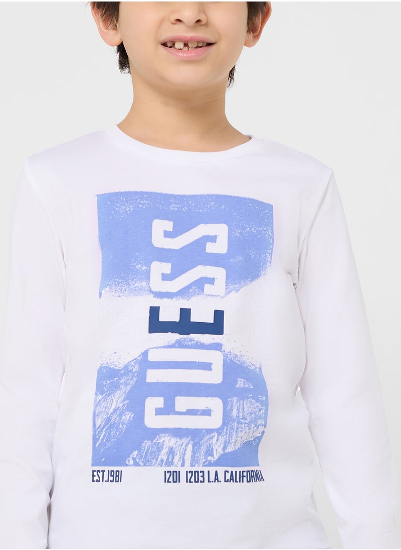 Kids  Graphic Print T-Shirt
