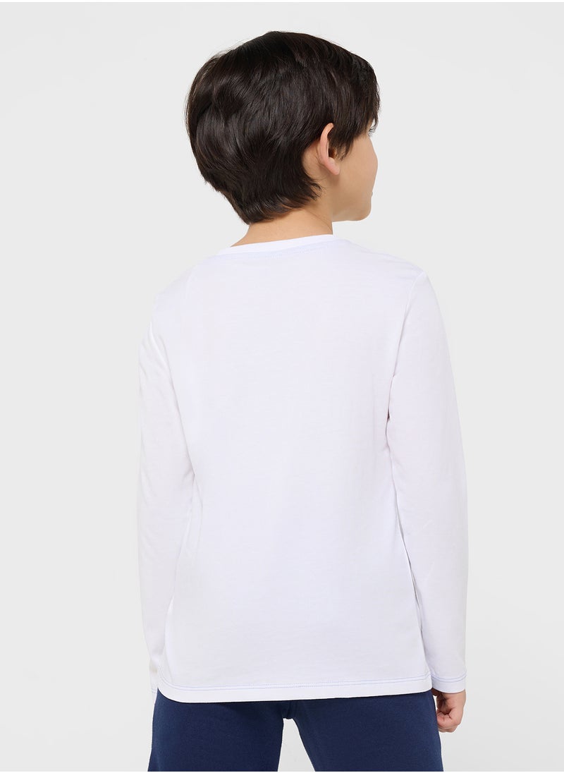 Kids  Graphic Print T-Shirt