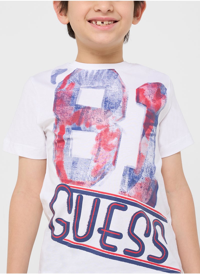 Kids  Graphic Print T-Shirt