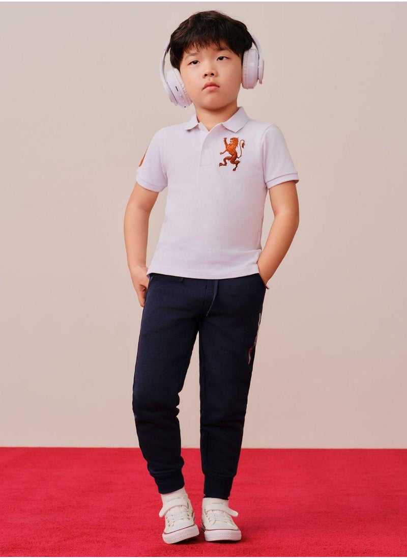 Junior Embroidery Short Sleeve Bold Polo