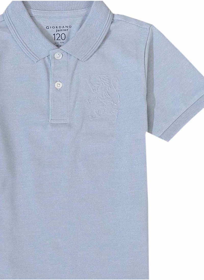 Junior Embroidery Short Sleeve Bold Polo