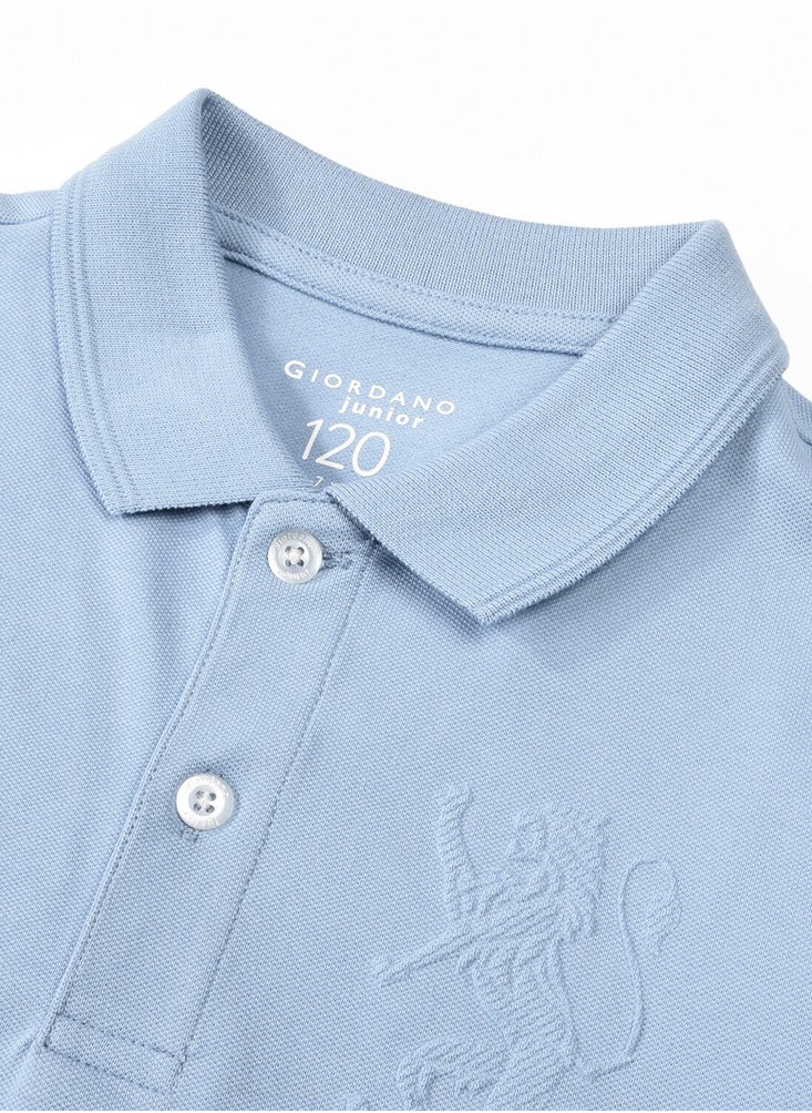 Junior Embroidery Short Sleeve Bold Polo