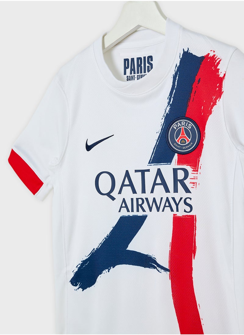 Youth Psg 24/25 Away Stadium Jersey