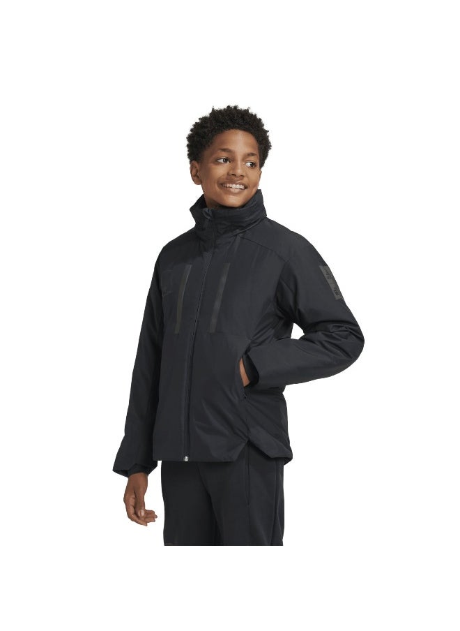 J Sw Myshelter Black Training Jackets 7-8Y