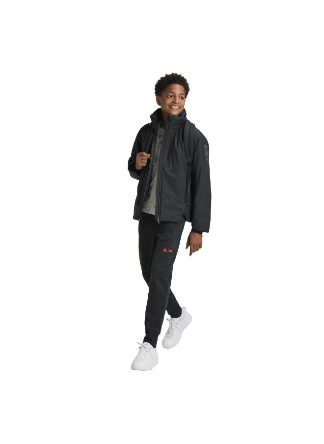 J Sw Myshelter Black Training Jackets 7-8Y