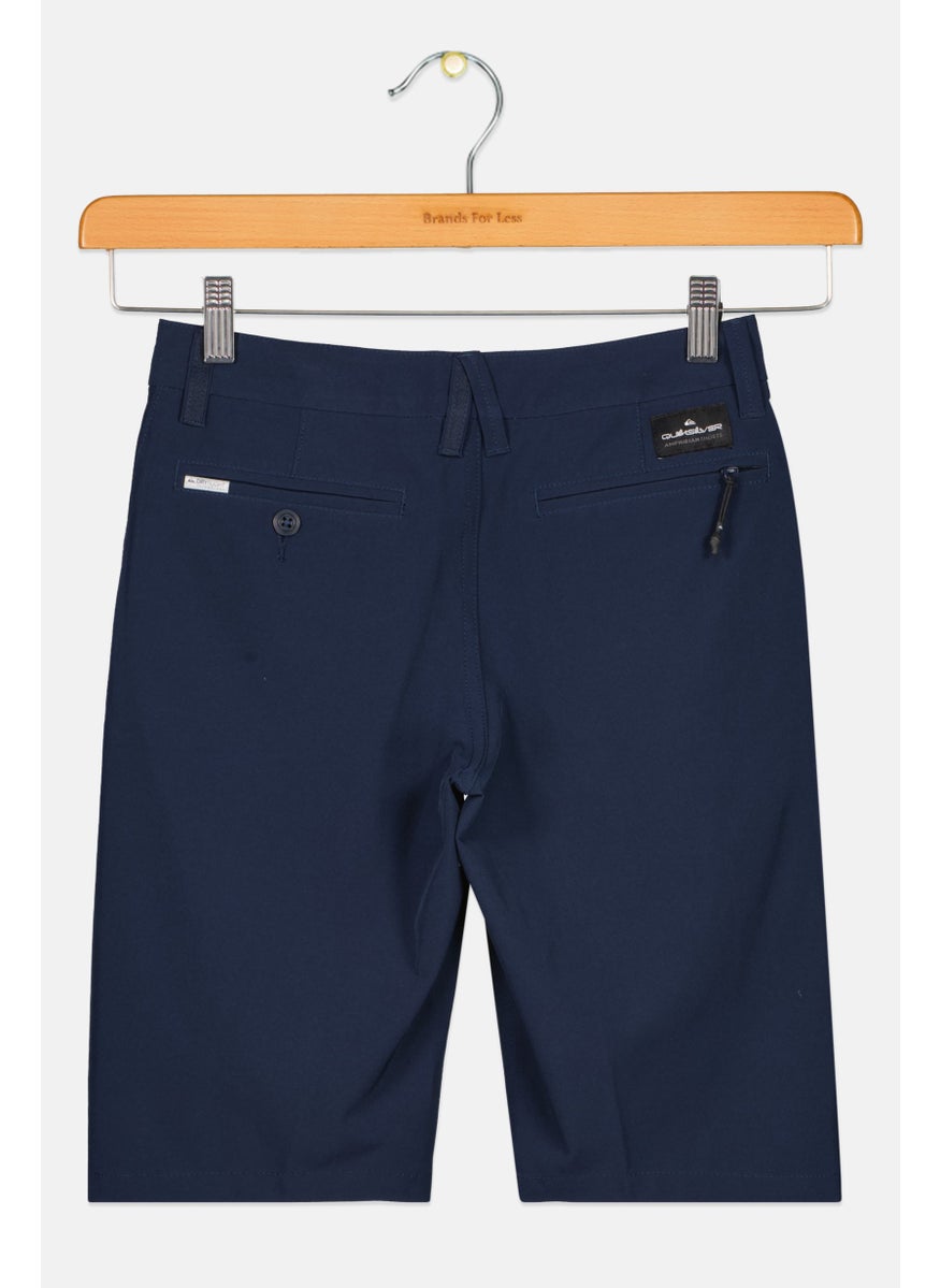 Kids Boy Plain Beach Walking Shorts, Navy