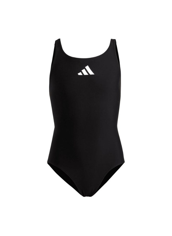 adidas solid small logo women swimsuit