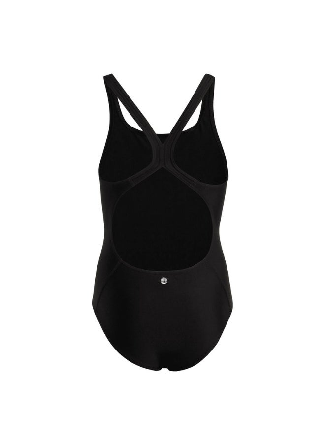adidas solid small logo women swimsuit
