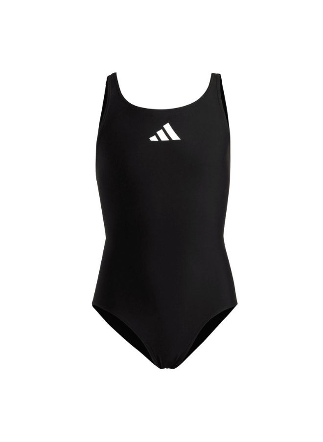 adidas 3 BARS SOL ST Y Black Swim SWIMWEAR for Girls - 4-5Y