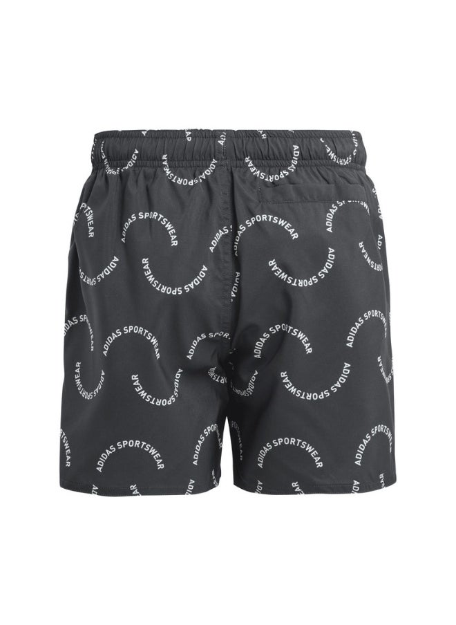 adidas Wve Clx Sl Kids Black Swim Swimwear 5-6Y